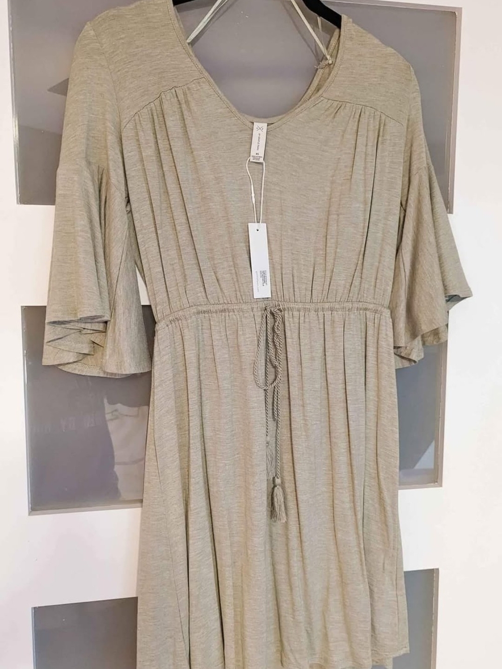 Gentle Fawn Sage Green Dress